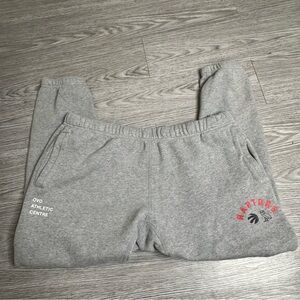 October's Very Own OVO X Toronto Raptors Men's XXL Sweat Pants Gray Joggers